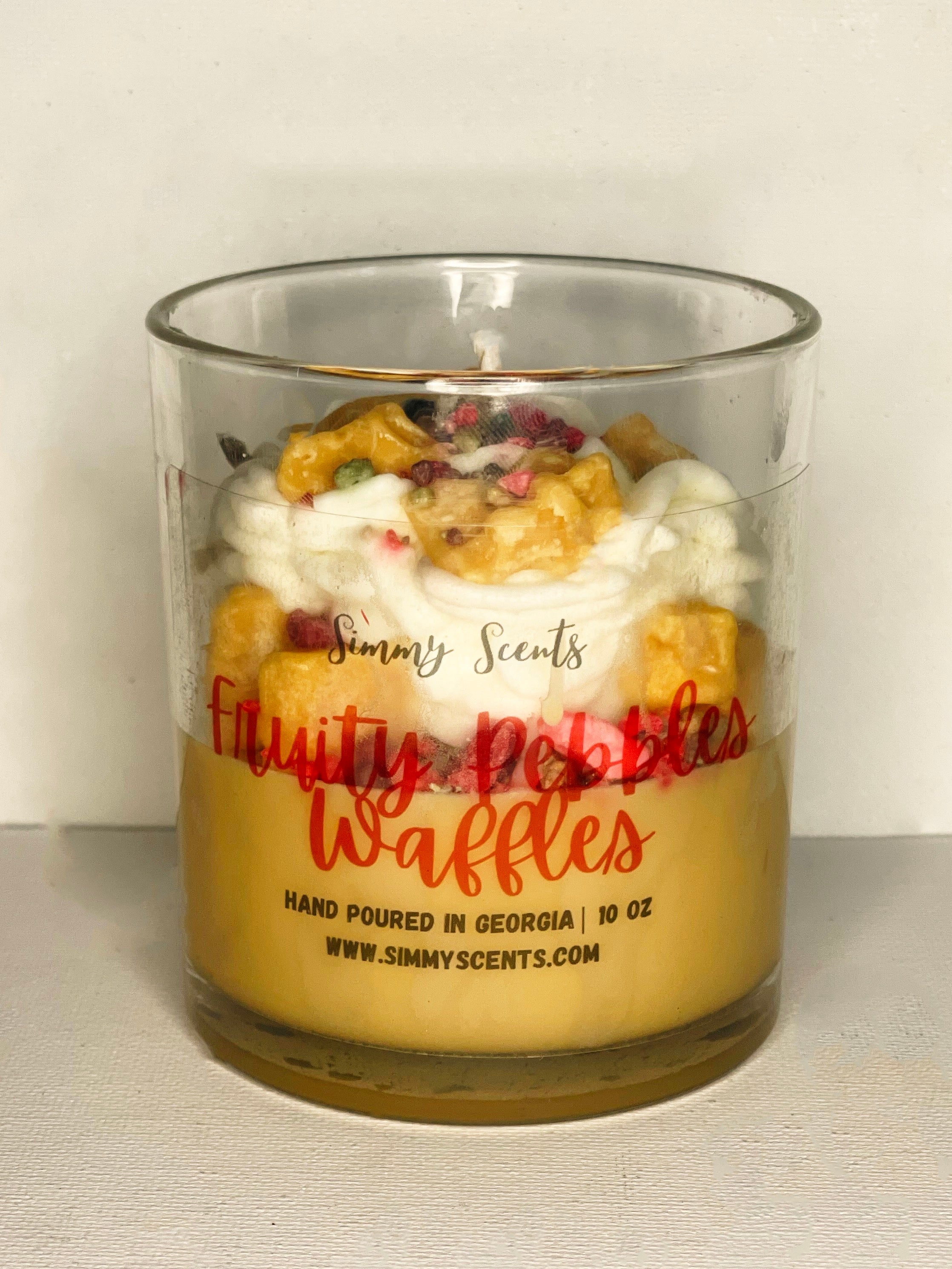Fruity Pebbles Waffles Candle
